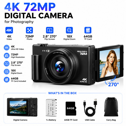 72mp fotocamera - 🔥4k,