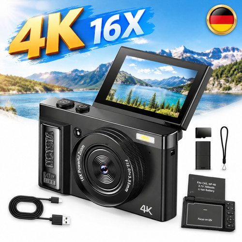 Fotocamera digitale uhd - 4k,