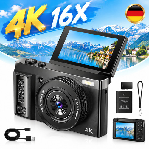 Fotocamera digitale 4k - digitale, 64